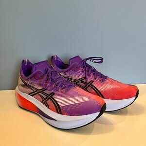 Asics Megablast running shoes Men's US 11 EU 45 Edo Purple Black